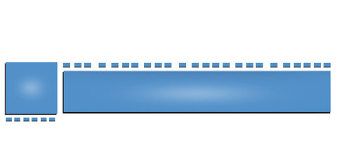 Blue  Gradient Lower Third Banner Design