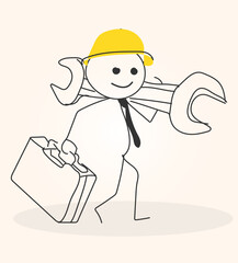 Professional Technician Ready for Service Call