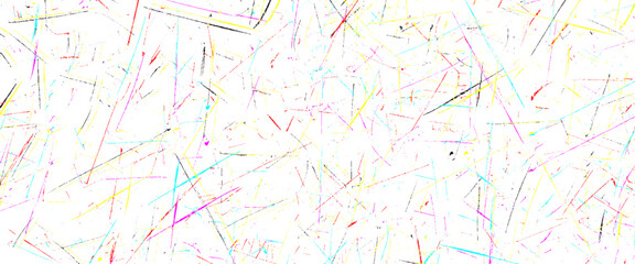 Vector Multicolor Random Lines Pattern For Scratch Texture Background