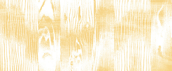 Vector gold color old wooden plank with natural pattern for design 