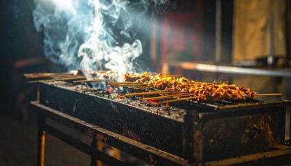 beef satay grill