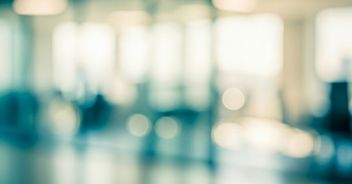 Abstract teal and cream background with bright circular bokeh lights, producing a glowing soothing ambience with smooth gradients and soft luminous highlights across the scene.