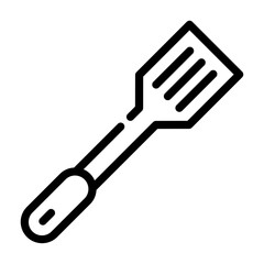spatula Line Icon