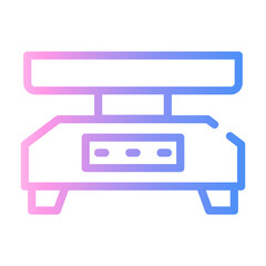 Obraz premium weight scale Line Gradient Icon