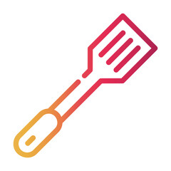 spatula Line Gradient Icon