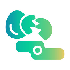 eggs Gradient icon