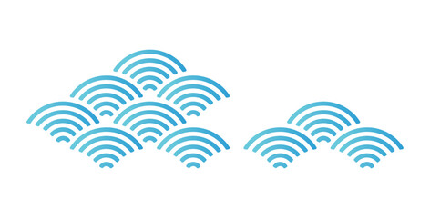 Seigaiha Wave Pattern &ndash; Traditional Japanese  Design