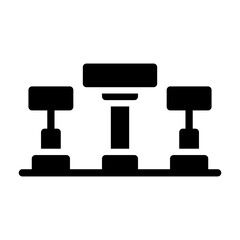 bar stool Solid icon