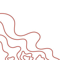 Topographic Abstract Corner