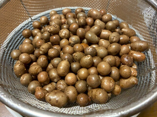 とれたての　むかご　零余子　aerial tuber