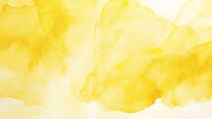Fototapeta premium Abstract yellow watercolor background with soft artistic texture