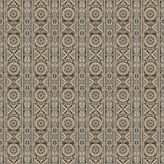 Vintage Ornamental Vertical Stripe Pattern Collection – Geometric, Floral, Baroque, Tribal and Art Deco Engraved Decorative Columns Seamless Pattern