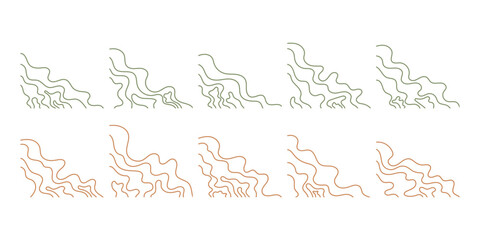 Topographic Abstract Corner