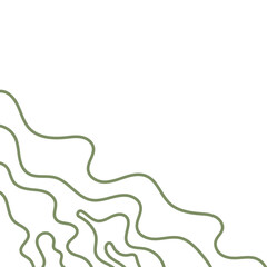 Topographic Abstract Corner