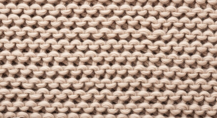 Delicate beige knitted pattern showcasing soft texture and warm neutral tones perfect for cozy winter fashion designs or comforting home decor projects offering a sense of handcrafted luxury