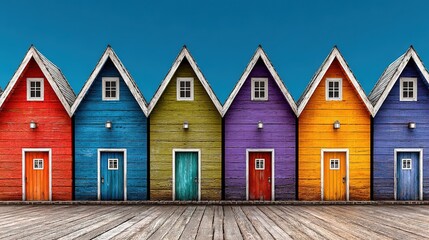 Colorful housewares on blue backdrop, horizontal shot—storage, diffuser, coaster set ready for e-banner, social header or move-in bundle hero