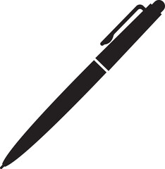 Naklejka premium Pen Icon. Collection of vector for writing and artistic tools pen, pencil, marker, paintbrush. classic hand writing tool for calligraphy. Web site page and mobile app design vector element.