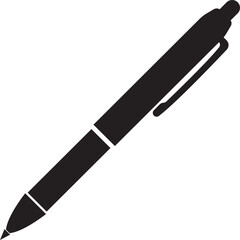 Pen Icon. Collection of vector for writing and artistic tools pen, pencil, marker, paintbrush. classic hand writing tool for calligraphy. Web site page and mobile app design vector element.
