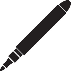 Pen Icon. Collection of vector for writing and artistic tools pen, pencil, marker, paintbrush. classic hand writing tool for calligraphy. Web site page and mobile app design vector element.