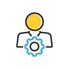 Multi color icon for competent