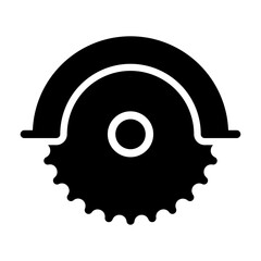 miter saw Solid icon