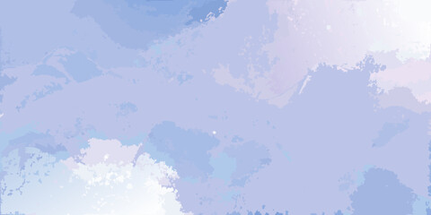 Soft abstract watercolor texture background with pastel blue and purple hues