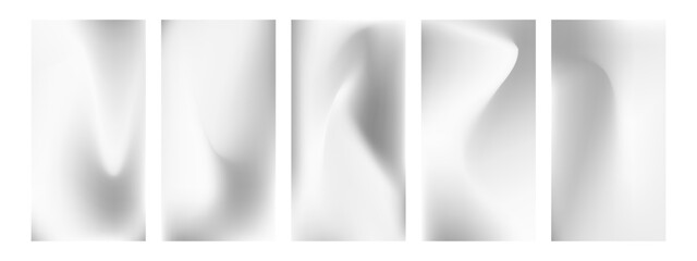 Moody metal phone wallpaper. Deep silver mirror gradient with glossy steel accents. Vector illustration.