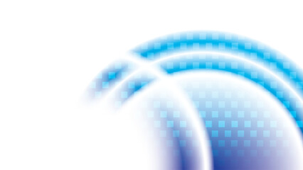 Abstract white and blue color, modern design stripes background with glowing curve lines and rectangle pattern. Vector illustration.