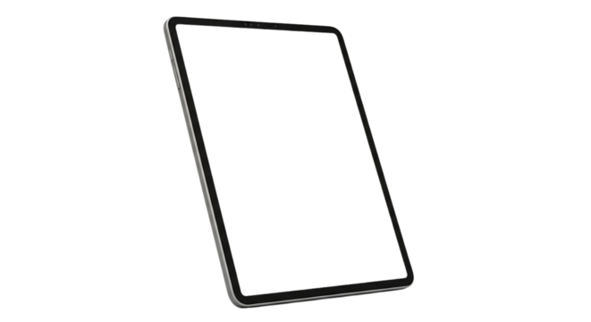Sleek modern tablet mockup for app interface presentation, use this device to showcase your UI design, or create a digital brand visual, great for tech ads
