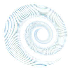 Abstract Spiral Line Pattern Vector Design