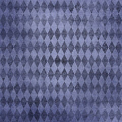 Distressed Blue Diamond Pattern Texture