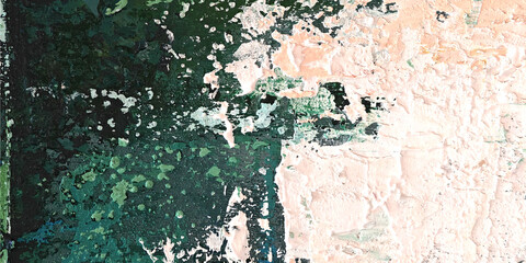 Abstract wallpaper textures green nature art painting background design hand draw.