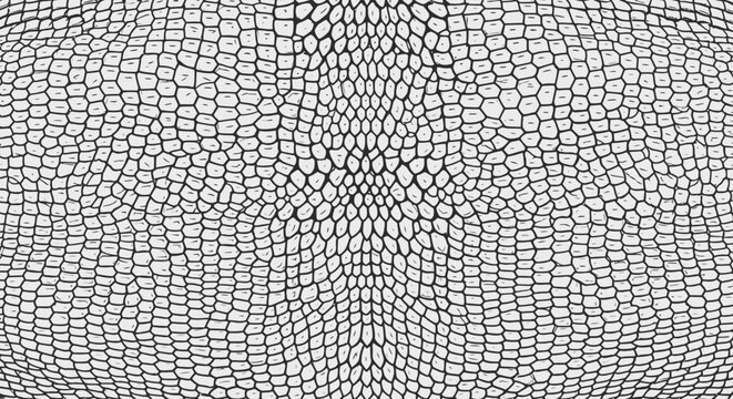 Abstract Pattern of Reptilian Scales.