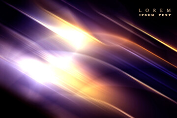 ABSTRACT BLURRED BACKGROUND. The light spills onto the black background, creating an interesting abstract design—a pattern of lines and halftones that evokes various associations in your imagination.