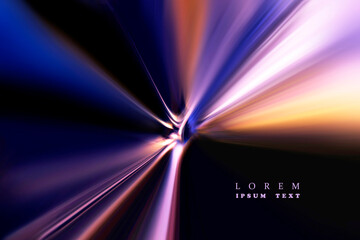 ABSTRACT BLURRED BACKGROUND. The light spills onto the black background, creating an interesting abstract design&mdash;a pattern of lines and halftones that evokes various associations in your imagination.