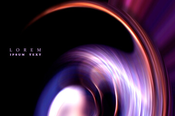 ABSTRACT BLURRED BACKGROUND. The light spills onto the black background, creating an interesting abstract design&mdash;a pattern of lines and halftones that evokes various associations in your imagination.