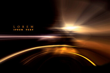 ABSTRACT BLURRED BACKGROUND. The light spills onto the black background, creating an interesting abstract design&mdash;a pattern of lines and halftones that evokes various associations in your imagination.