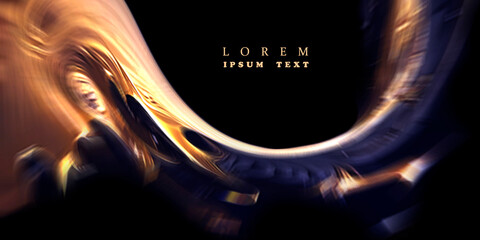 ABSTRACT BLURRED BACKGROUND. The light spills onto the black background, creating an interesting abstract design&mdash;a pattern of lines and halftones that evokes various associations in your imagination.