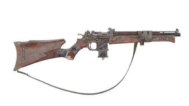 3d rendering luger weapon gun