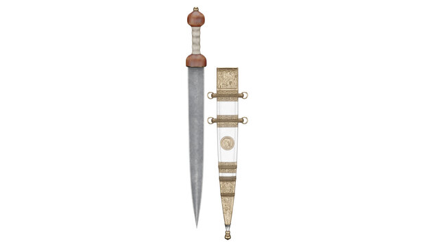 3d rendering sword of tiberius 