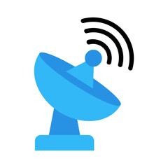 Satellite Dish Communication Icon
