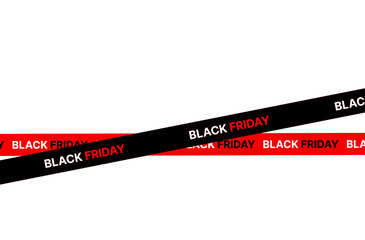 caution tape on white background . black Friday illustration vector icon tape 