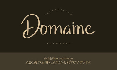 Elegant soft script alphabet font with smooth curves, perfect for invitations, branding, packaging, and feminine aesthetic projects