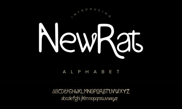 Playful rounded display alphabet font with quirky strokes, perfect for branding, posters, kids content, and creative designs