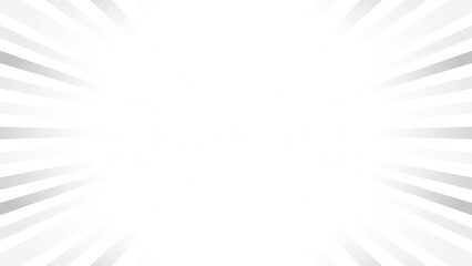Abstract white and gray color, modern design stripes background with ray pattern, straight lines. Vector illustration.	
