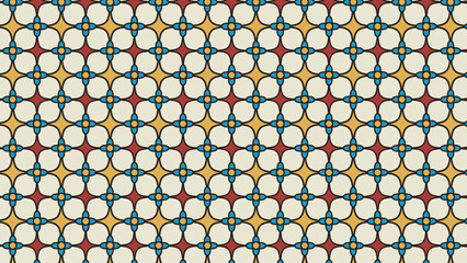 Stunning Geometric Pattern With Vintage Charm