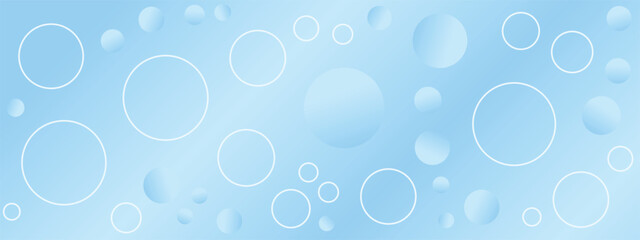 Abstract light blue background with circles and spheres soft and minimalist design great for wallpaper or presentation backdrop EPS vector