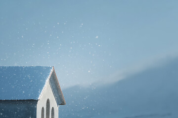 peaceful family holds hands together by window radiating love and happiness