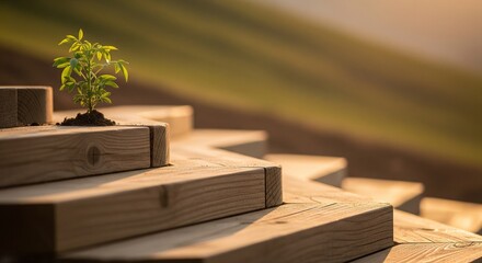 Terraced Growth Symbol