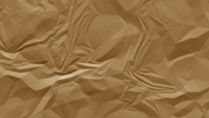 Brown crumpled paper texture wrinkle paper background